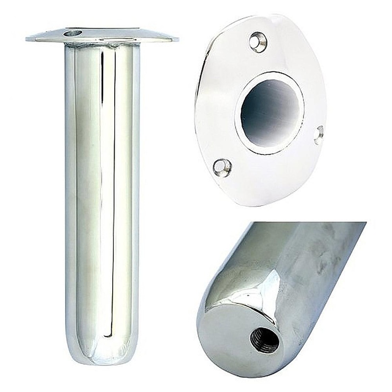 Tigress 15 Oval Head Closed Base Rod Holders - 9" X 1-5/8"