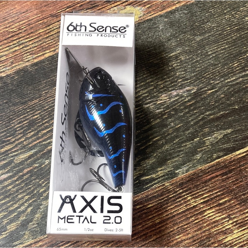 6th Sense Axis Metal 2.0 - 1/2 oz. Black N Blue Craw