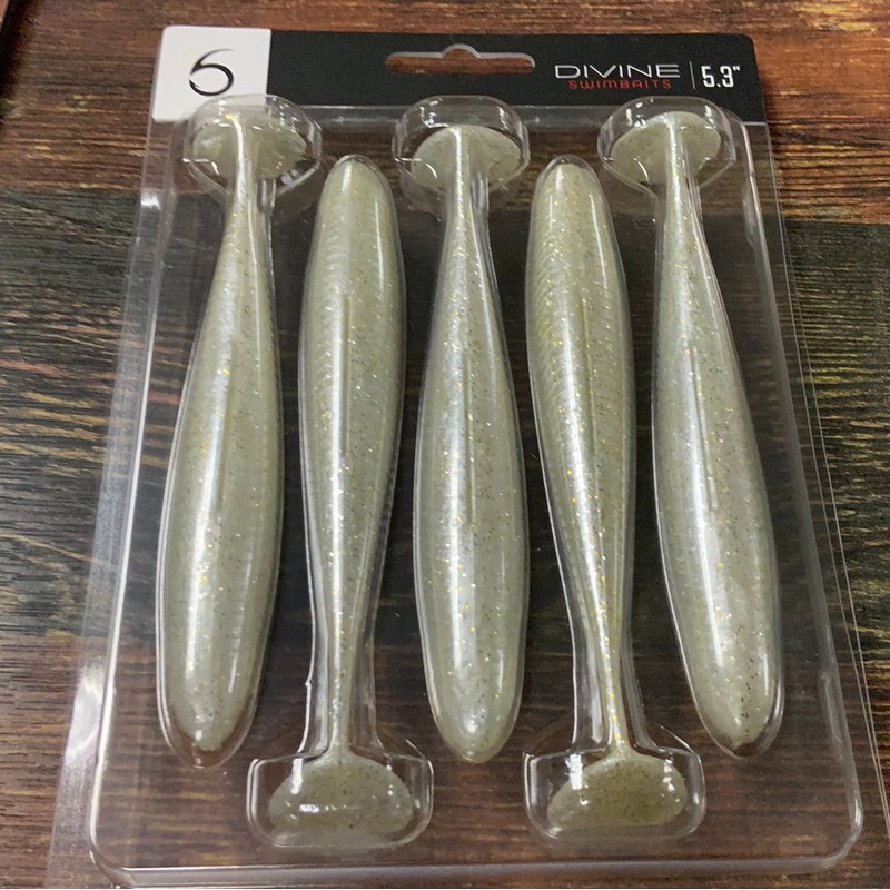 6th Sense Divine Swimbaits 5.3" Platinum Pearl