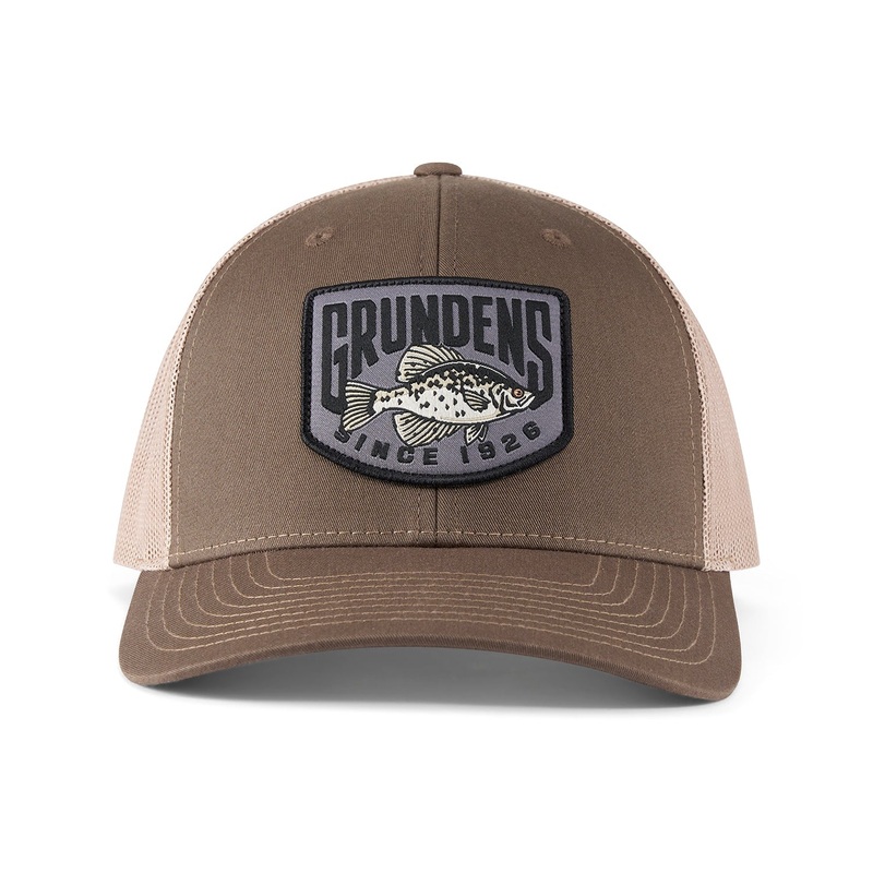 Grundens Crappie Patch Trucker "Driftwood"