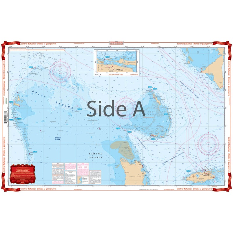 Waterproof Charts 38C Central Bahamas - Bimini to Georgetown