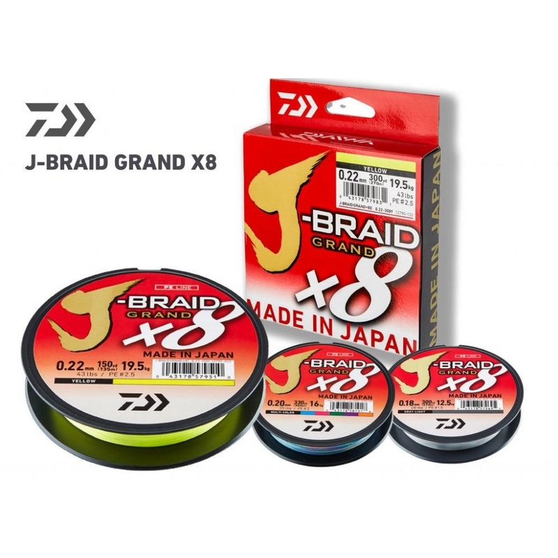DAIWA J-Braid x8 Grand 300yards