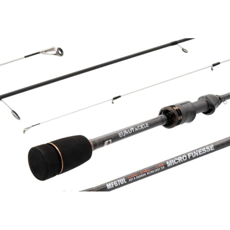 EUROTACKLE MICRO FINESSE 6'7" ULTRA LIGHT SPINNING ROD