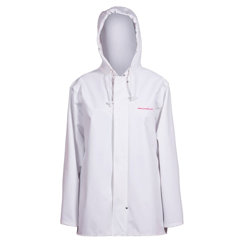 Grundens Petrus 88 White Hooded Womens Fishing Jacket