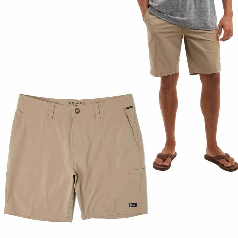 Pelagic Mako 20" Hybrid Dark Khaki Short