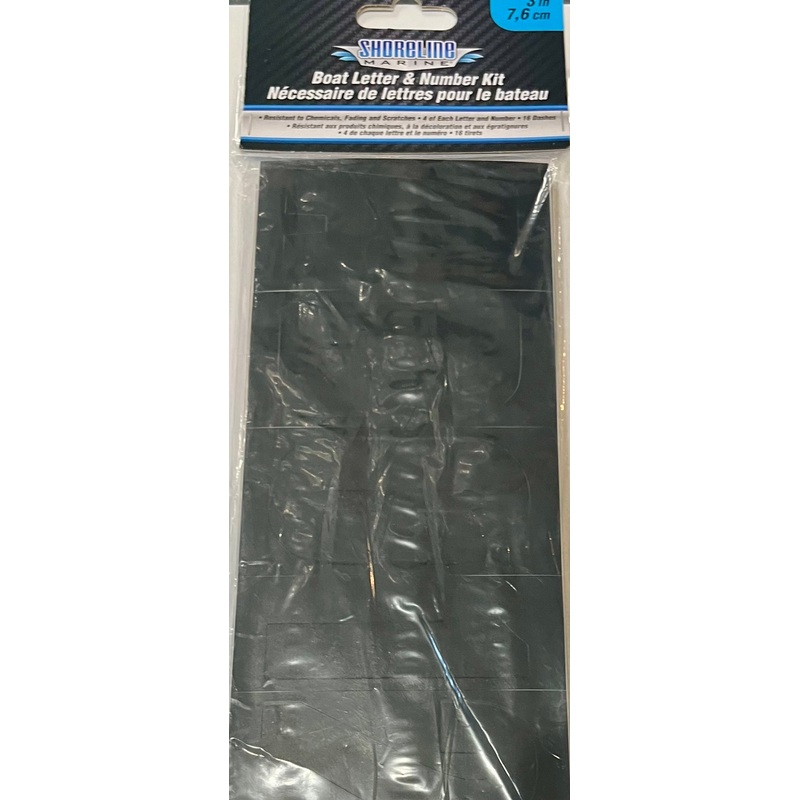 Shoreline 3 Boat Letter & Number Kit