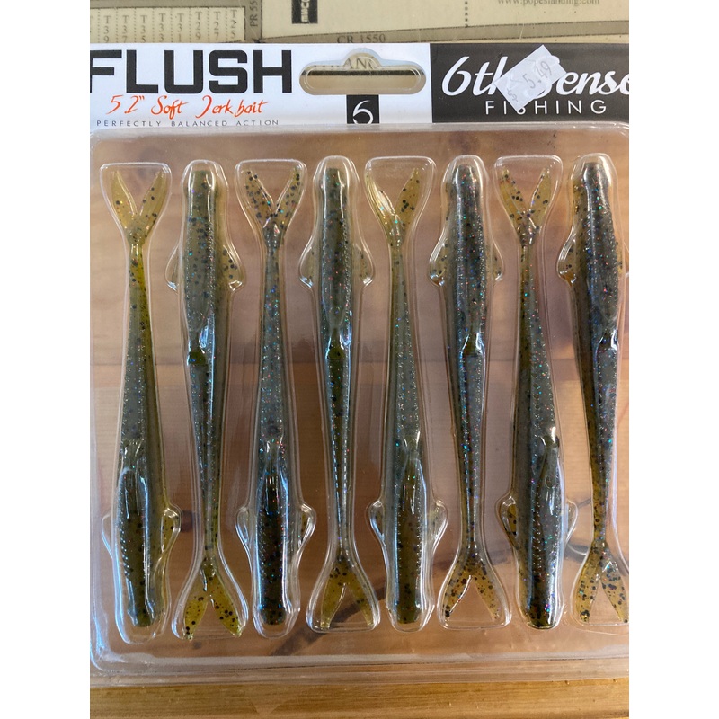 6th Sense Flush Jerkbait 5.2 Watermelon Red Sunfish