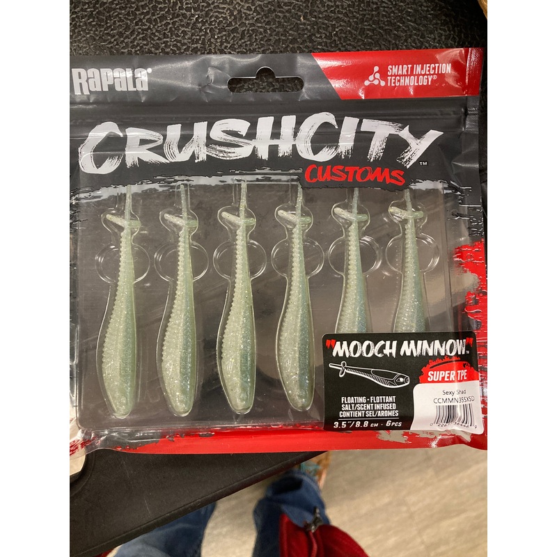 Rapala Crush City Mooch Minnow 3-1/2" Sexy Shad