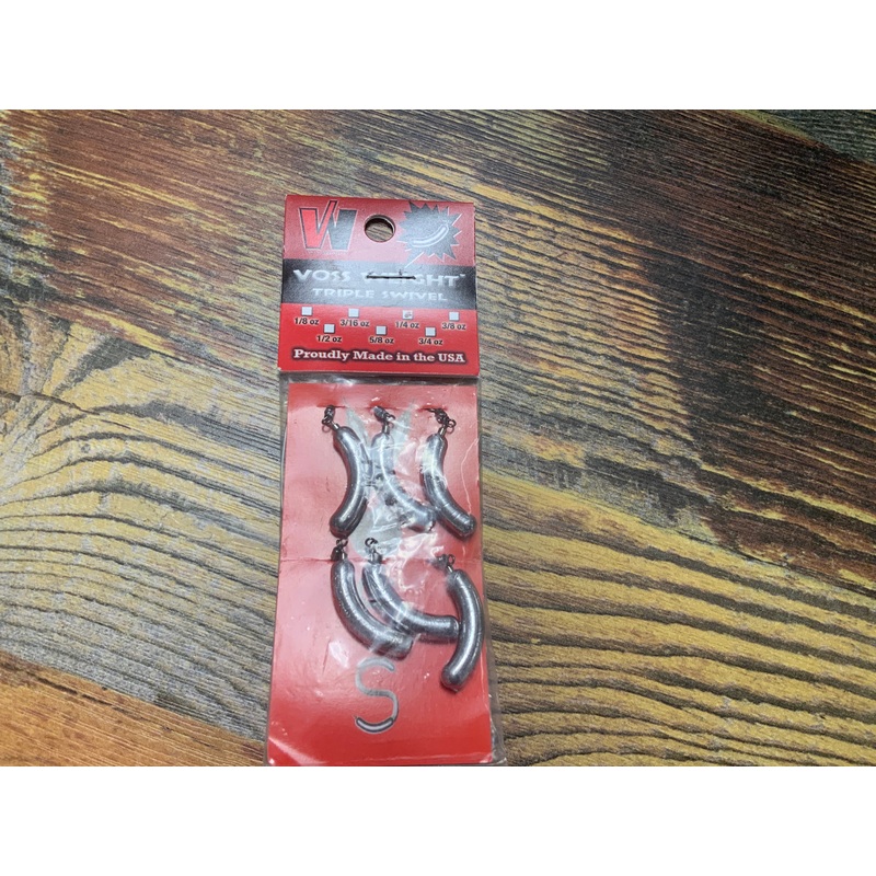 Voss Weight Triple Swivel 1/4 oz.