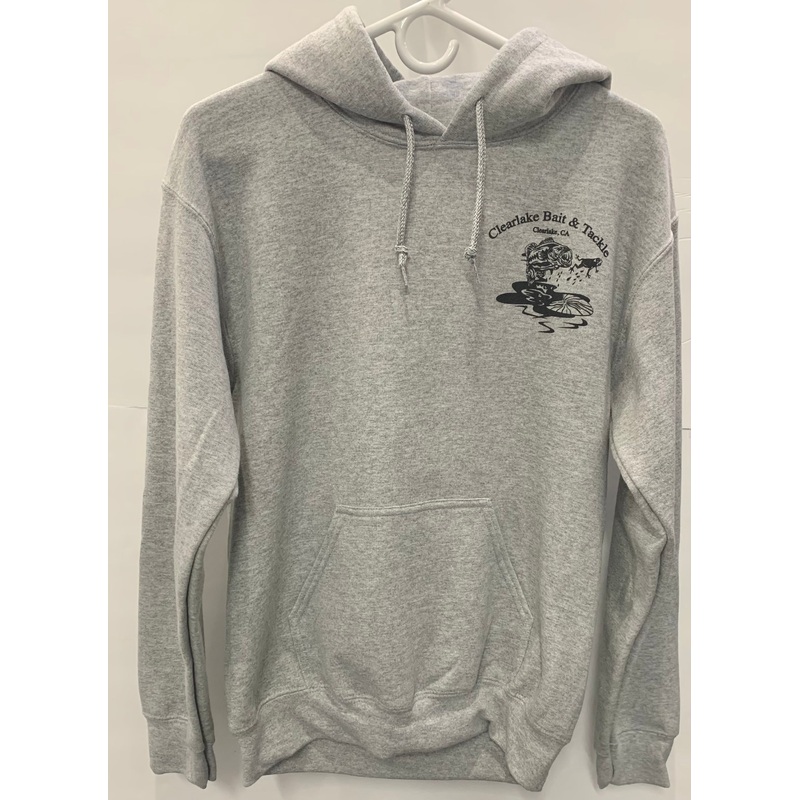 Clearlake Bait & Tackle Hoody-Grey