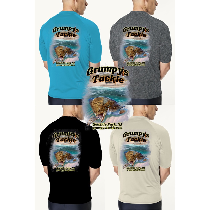 Grumpys Tackle IBSP Fluke Short Sleeve T-Shirt