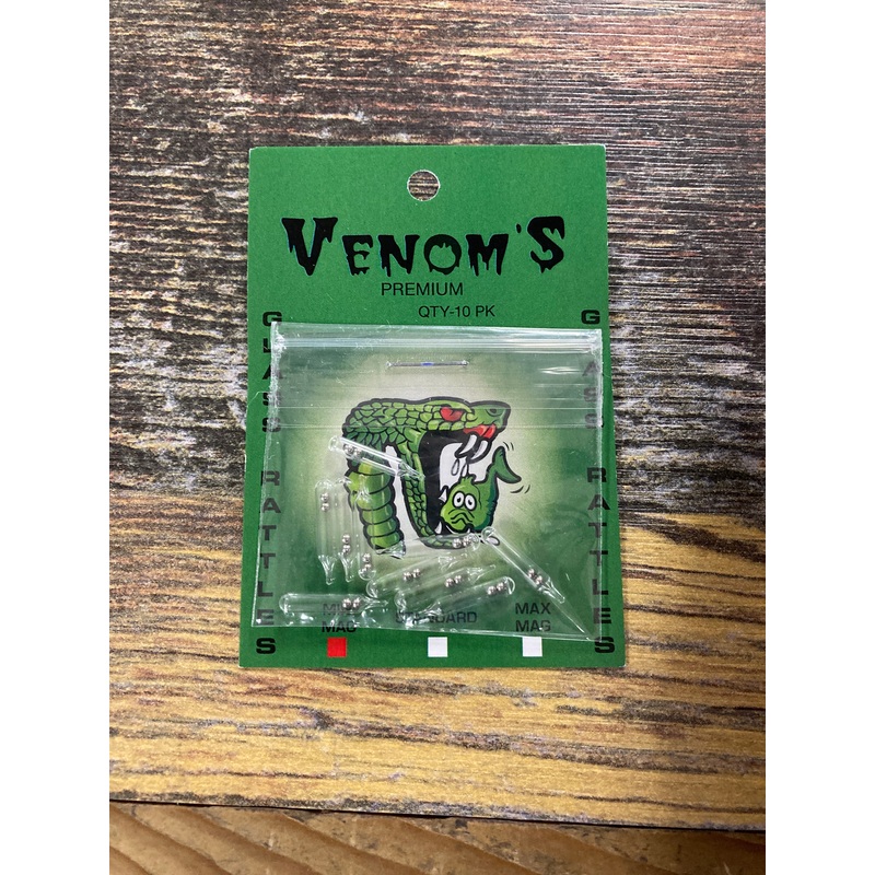 Venom's Glass Rattles Min. Mag