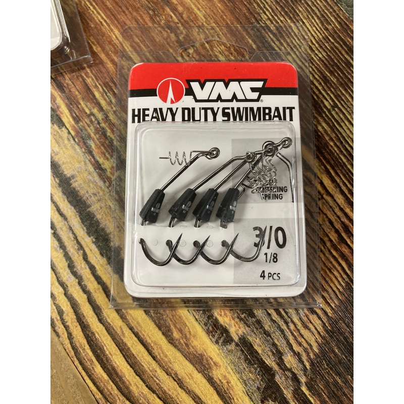 VMC Heavy Duty Weight Swimbait Hook 1/8 oz. 3/0