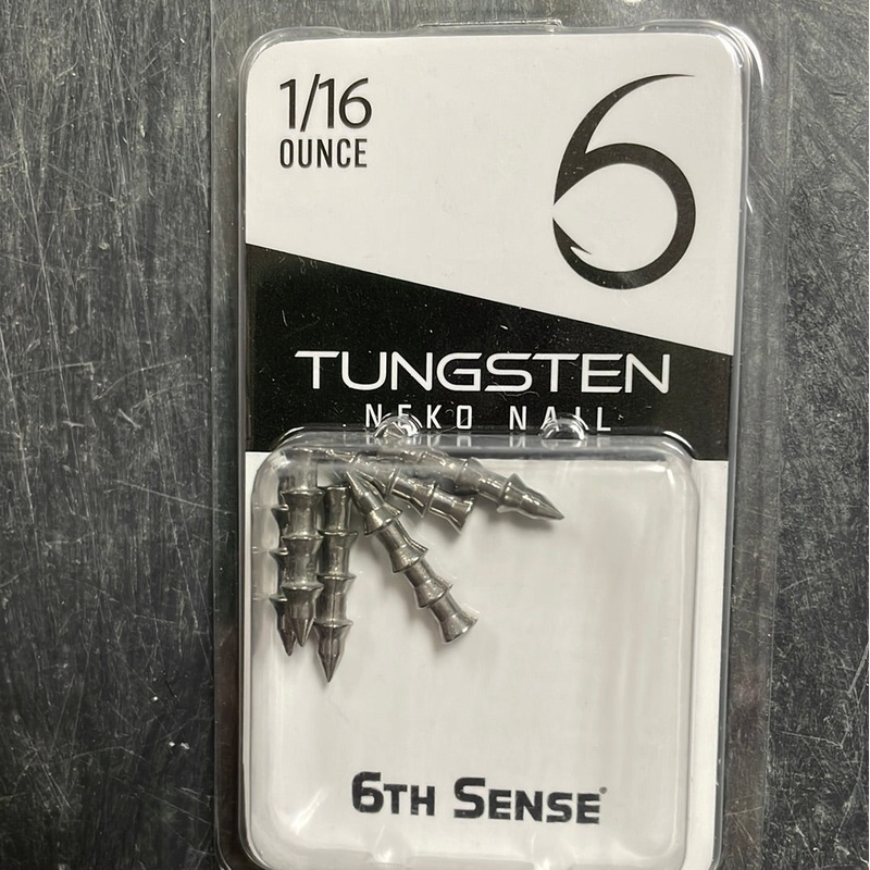 6th Sense Tungsten Neko Nail Weights 1/16 oz.