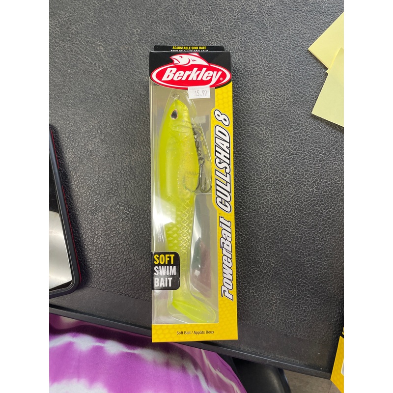 Berkley Cullshad 8" Lime Ice