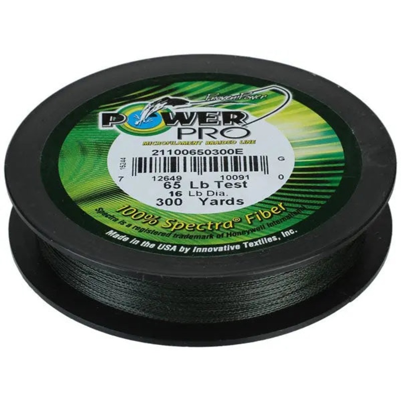 Power Pro Spectra Braided Line Moss Green (300 YD)