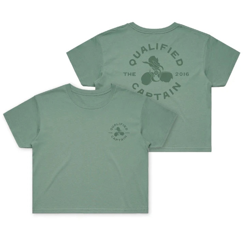 The Qualified Captain Broken Prop Crop Tee