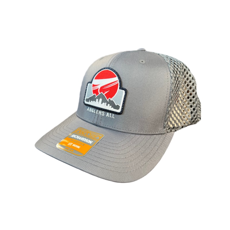 Anglers All Skyline Tilikum Mesh Trucker Hat - Charcoal