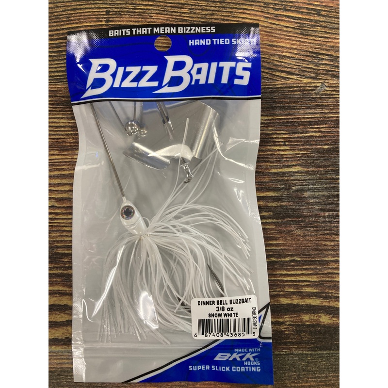 Bizz Baits Dinner Bell 3/8 oz. Snow White