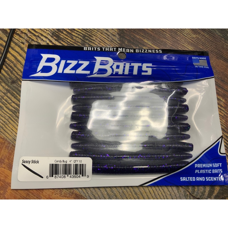 Bizz Baits Sassy Stick 4" Candybug