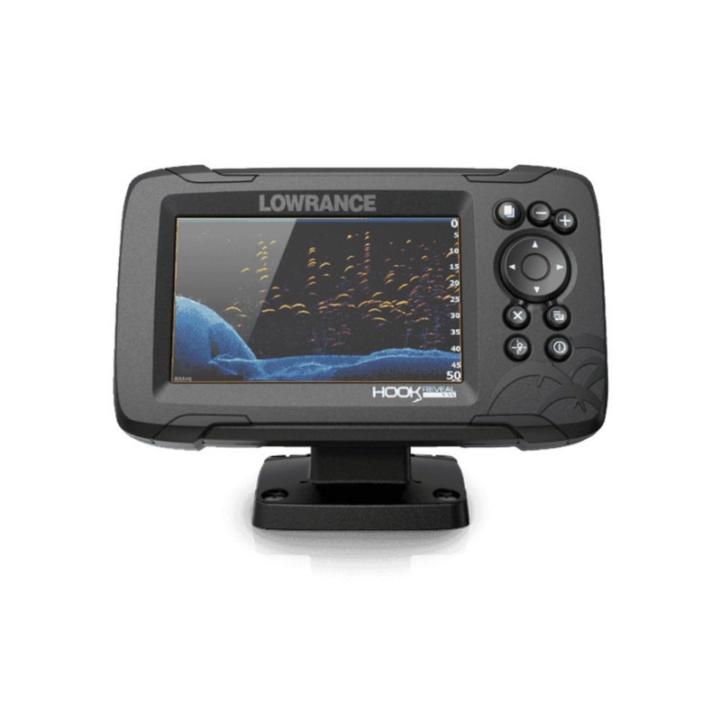 Lowrance HOOK REVEAL 5 ROW ICEMACHINE: Hook Reveal 5/ Ice Transducer / Ice Bag