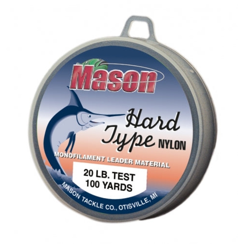 Mason Hard Type Nylon Clear 100yd
