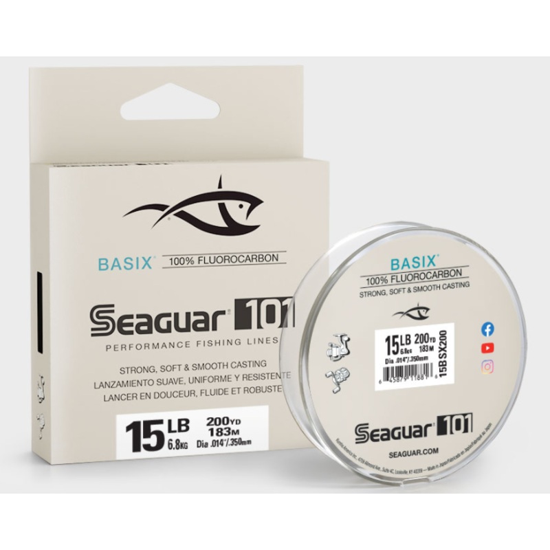 Seaguar Basix 100% Fluorocarbon Fishing Line