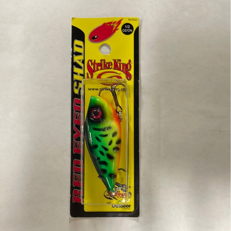 Strike King Red Eyed Shad 1/2 oz. Fire Tiger