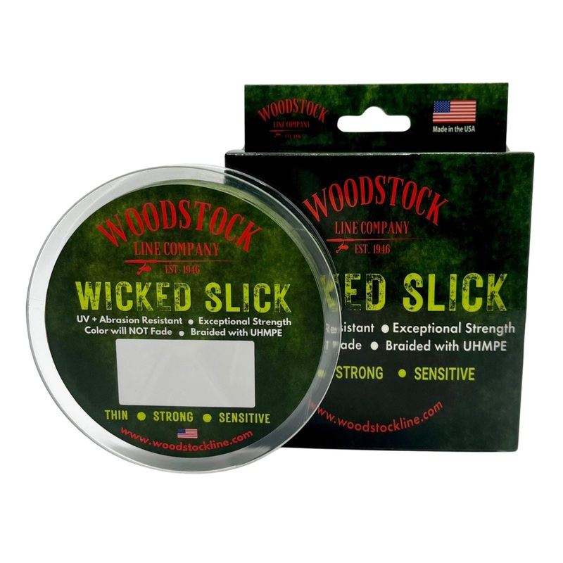 Woodstock Line Company Wicked Slick Braided Fishing Line (1200 yd Spools)