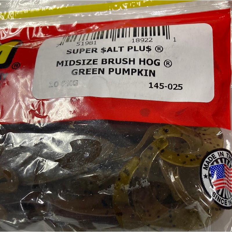 Zoom Midsize Brush Hog - Green Pumpkin