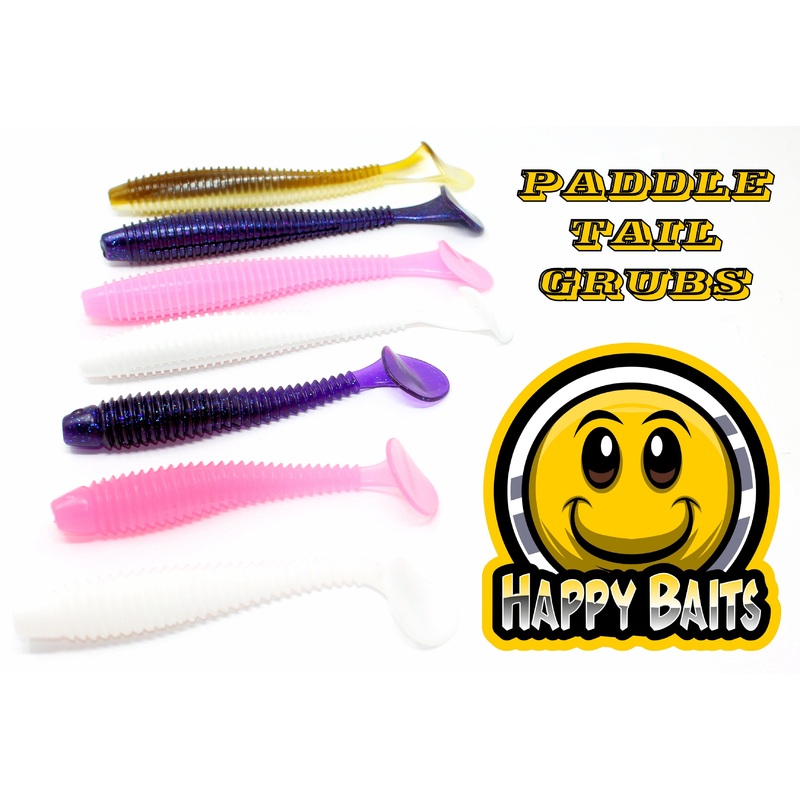 Happy Baits Paddle Tail Grub
