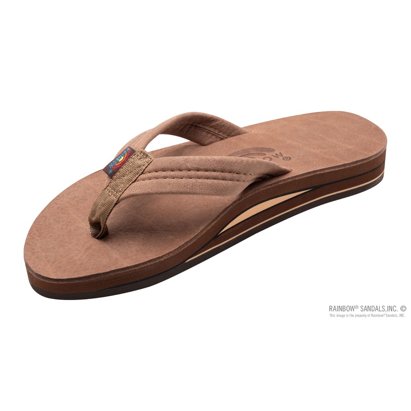 Rainbow Sandals Luxury Leather - Double Layer Arch Support