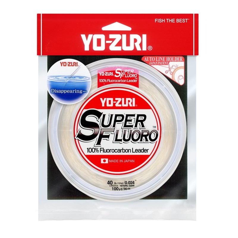 Yo-Zuri SuperFluoro Fluorocarbon Leader Natural Clear