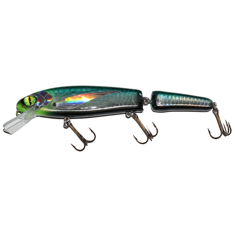 Big Fork Deep Twitch Darter Bait Crankbait Black Mamba Holo Jointed