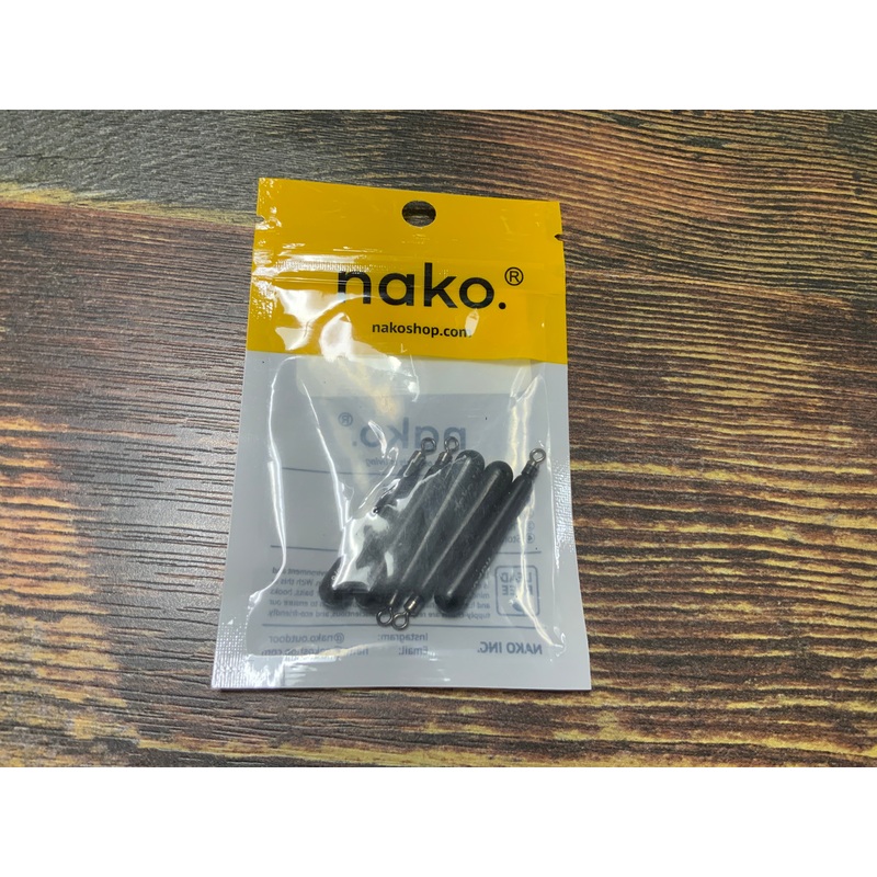 Nako Tungsten Skinny Free Rig Weight 3/8 oz.
