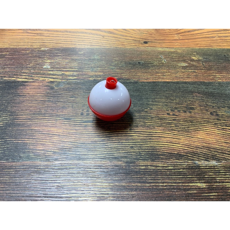Plastic Bobbers 1.5 Red/White