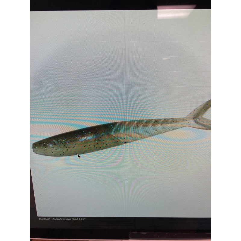 Zoom Shimmer Shad - Electric Shad