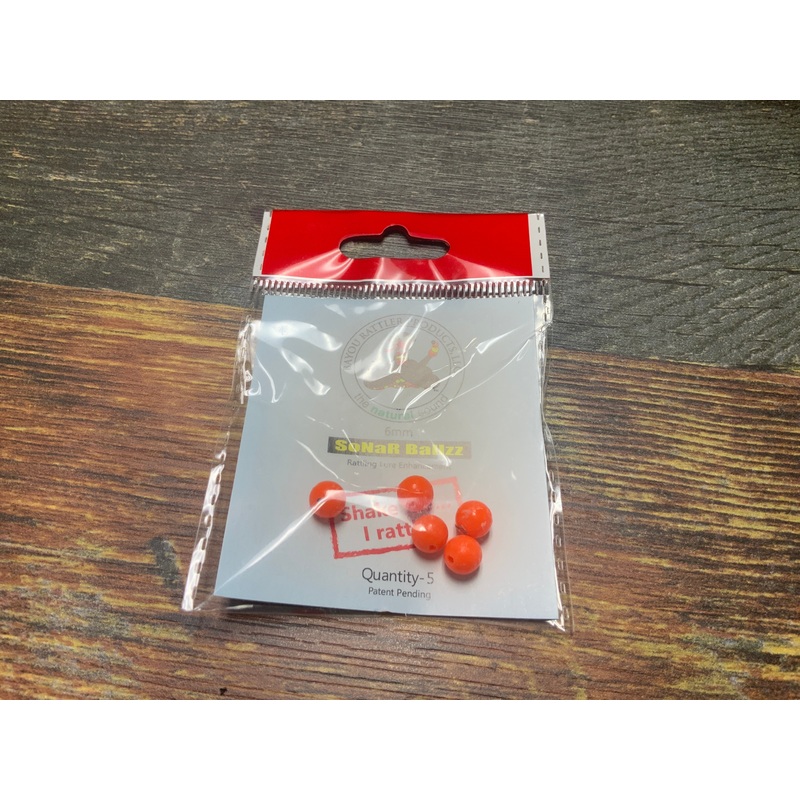Bayou Sonar Ballzz 6mm - Orange