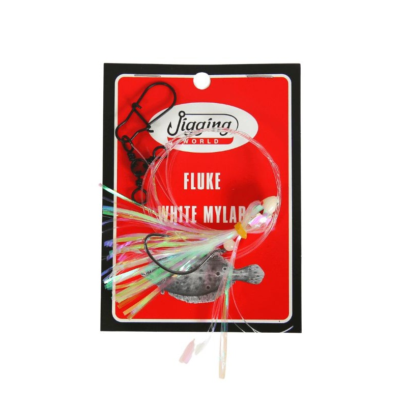 Jigging World Fluke Rigs with Mylar