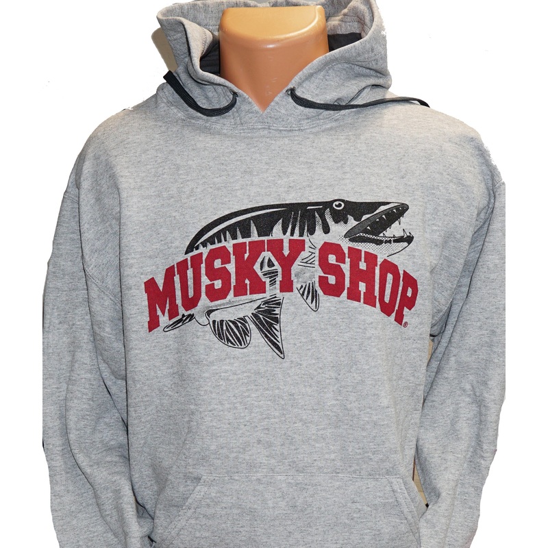 Musky Shop Fruit Of The Loom Grey Hoodie