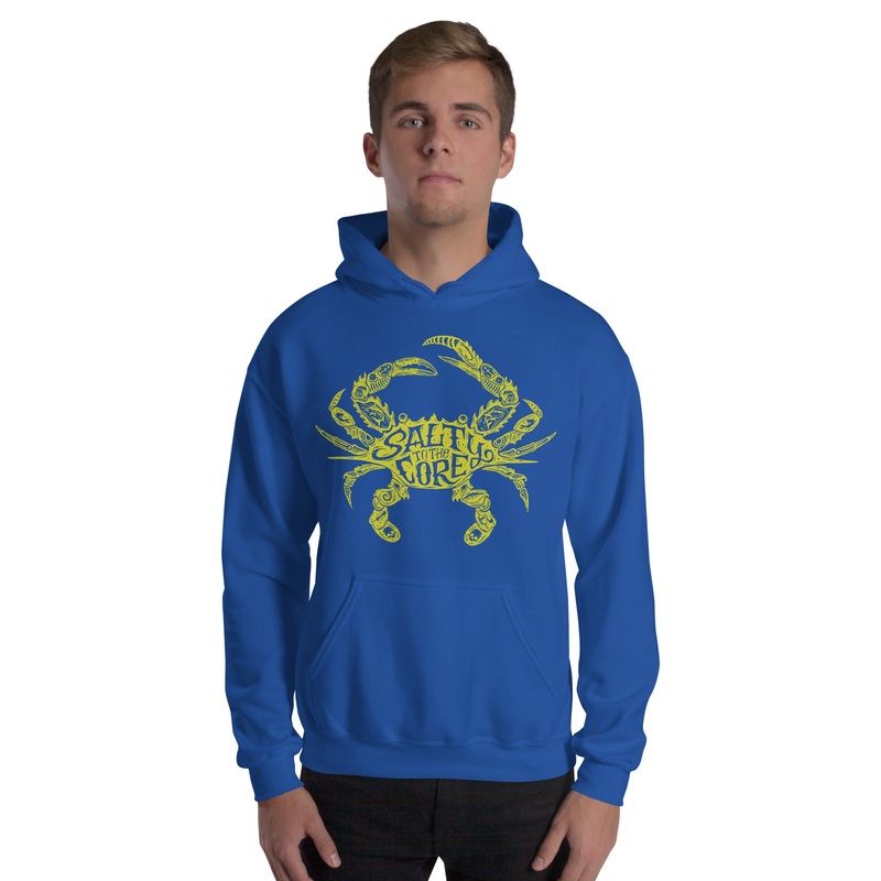 The Official BHO "Salty To The Core" Salty Crab Men's Hoodie