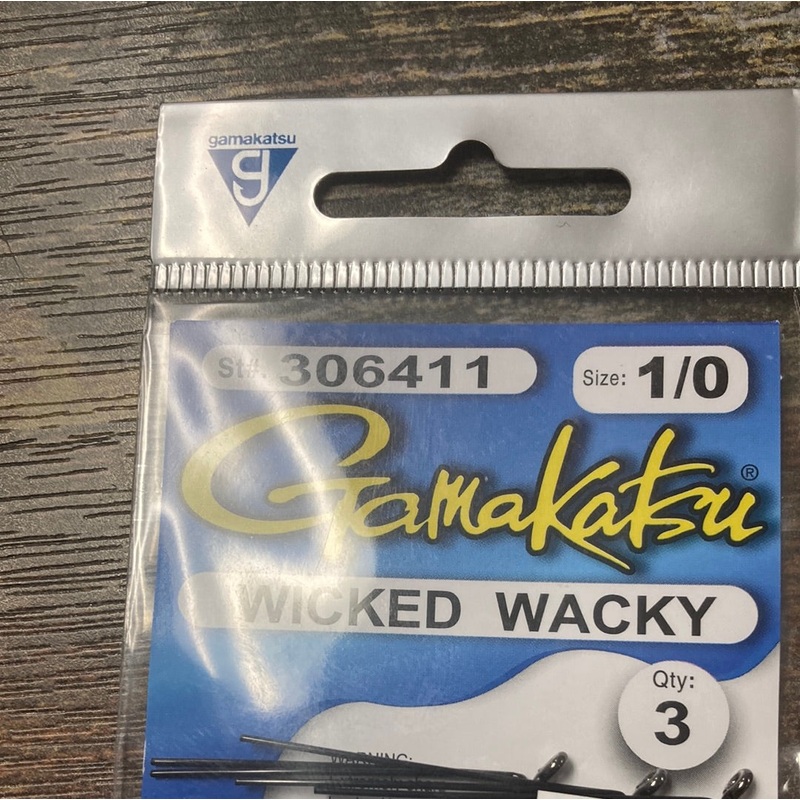 Gamakatsu Wicked Wacky w/Weed Guard 1/0