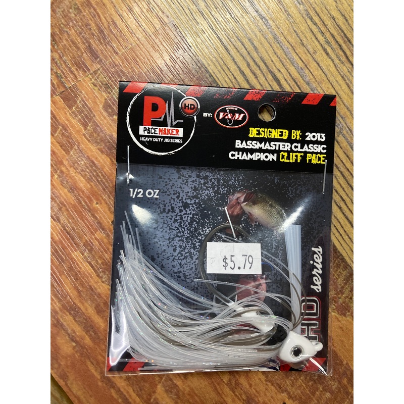 V&M HD Swim Jig 1/2 oz. Glimmer Shad