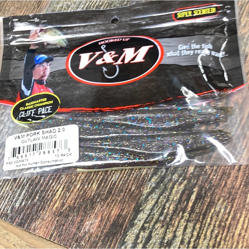 V&M Pork Shad 2.0 Outcast  Magic