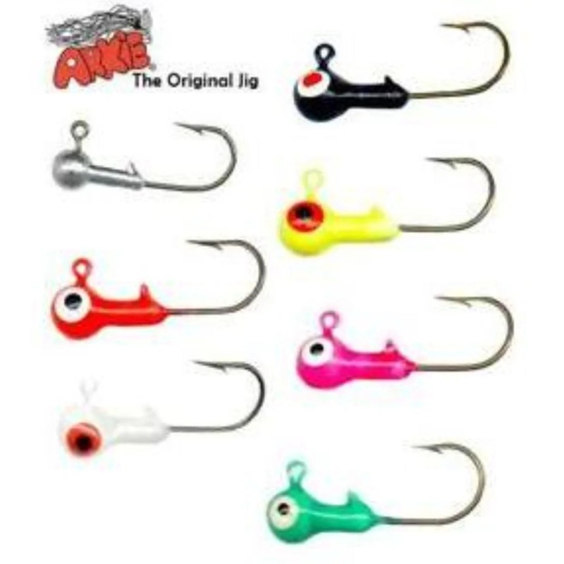 Arkie| 1/8 oz Jig Heads Assorted 10 PK