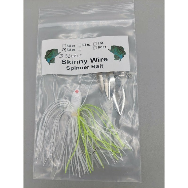 SKINNY WIRE SPINNER BAIT - 3 BLADE