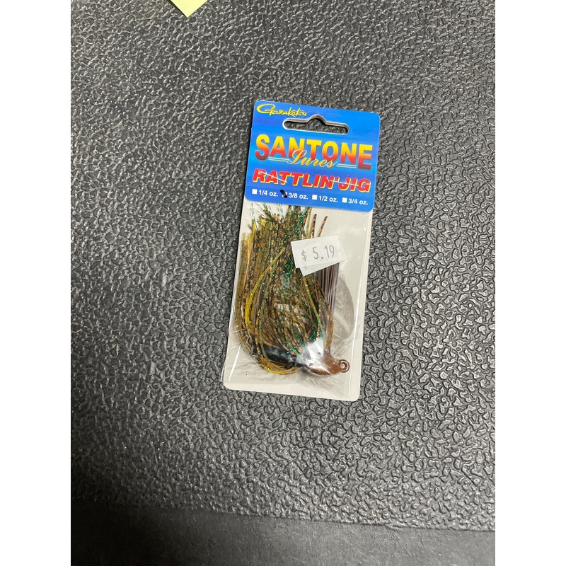 Santone Rattlin Jig 3/8 oz. Bullfrog