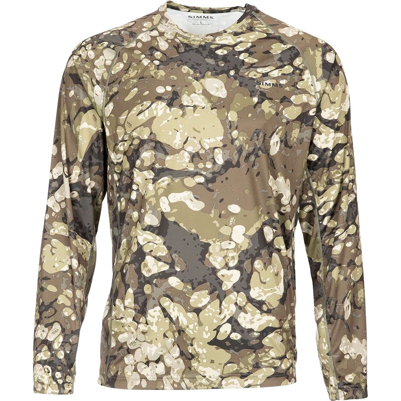 Simms Ms Solarflex LS Crewneck-Riparian Camo