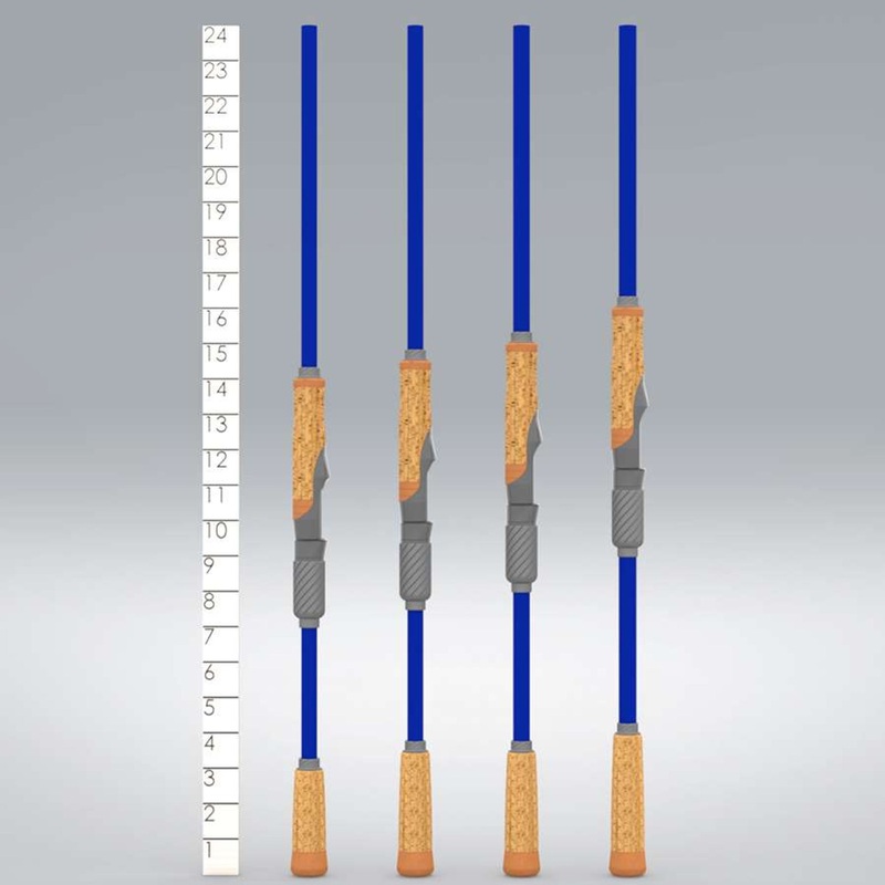 St. Croix Legend Tournament Spinning Rods - 7'3"  Bass Spinning Rod LBTS73MLXF