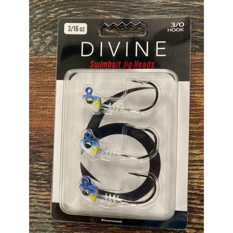 6th Sense Divine Swimbait Jig Heads 3/16 oz. 3/0 Sexified Shad